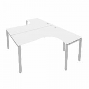 Рабочая станция Рива Metal System Б.РАС-СА-2.4 Белый/Серый