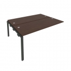 Проходной наборный элемент рабочей станции Рива Metal System Б.ПРС-СП-2.5 Венге/Антрацит