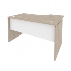 Стол эргономичный левый Рива ONIX O.SA-2L Дуб Аттик/Белый