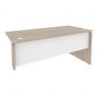 Стол-приставка правый к опорным элементам Рива ONIX O.SPR-4.7R Дуб Аттик/Белый