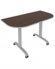 Стол радиусный складной мобильный Рива MOBILE SYSTEM СМ-4.1 Венге/Титан