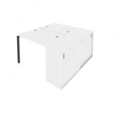 Рабочая станция с опорным шкафом-купе Рива Metal SystemБ.Б.РС-СШК-1.1 Белый/Антрацит