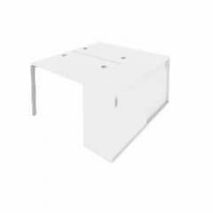 Рабочая станция с опорным шкафом-купе Рива Metal SystemБ.Б.РС-СШК-1.1 Белый/Серый
