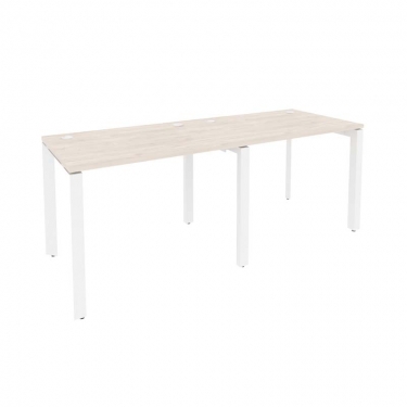 Рабочая станция на П-образном м/к Рива ONIX O.MP-RS-2.1.7 Денвер Светлый/Белый