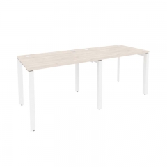 Рабочая станция на П-образном м/к Рива ONIX O.MP-RS-2.1.7 Денвер Светлый/Белый