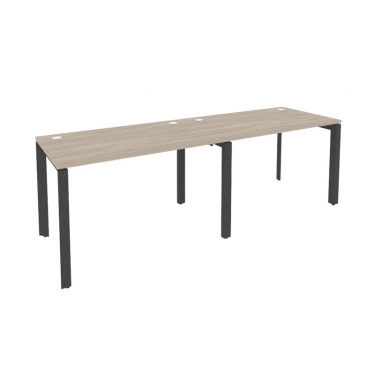 Рабочая станция на П-образном м/к Рива ONIX O.MP-RS-2.2.7 Дуб Аттик/Антрацит