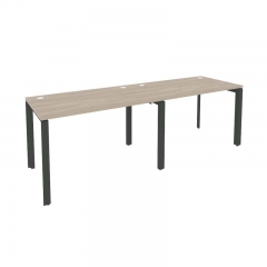 Рабочая станция на П-образном м/к Рива ONIX O.MP-RS-2.2.7 Дуб Аттик/Антрацит