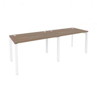 Рабочая станция на П-образном м/к Рива ONIX O.MP-RS-2.2.7 Дуб Аризона/Белый
