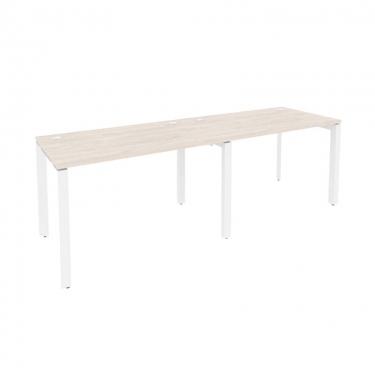 Рабочая станция на П-образном м/к Рива ONIX O.MP-RS-2.2.7 Денвер Светлый/Белый