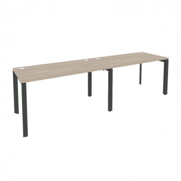 Рабочая станция на П-образном м/к Рива ONIX O.MP-RS-2.3.7 Дуб Аттик/Антрацит