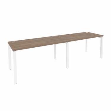 Рабочая станция на П-образном м/к Рива ONIX O.MP-RS-2.3.7 Дуб Аризона/Белый