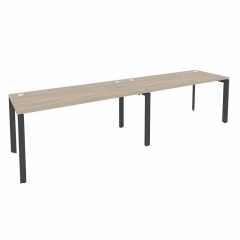 Рабочая станция на П-образном м/к Рива ONIX O.MP-RS-2.4.7 Дуб Аризона/Антрацит