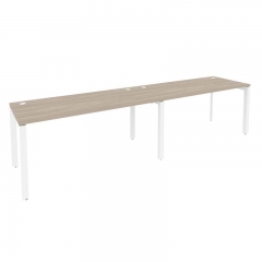 Рабочая станция на П-образном м/к Рива ONIX O.MP-RS-2.4.7 Дуб Аттик/Белый