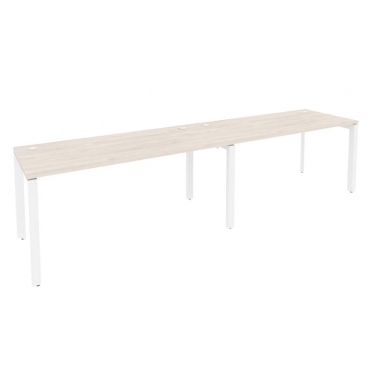 Рабочая станция на П-образном м/к Рива ONIX O.MP-RS-2.4.7 Денвер Светлый/Белый