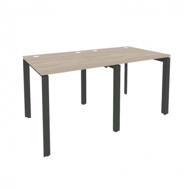 Рабочая станция на П-образном м/к Рива ONIX O.MP-RS-2.0.8 Дуб Аттик/Антрацит