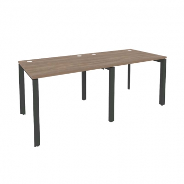 Рабочая станция на П-образном м/к Рива ONIX O.MP-RS-2.1.8 Дуб Аризона/Антрацит
