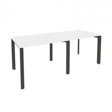 Рабочая станция на П-образном м/к Рива ONIX O.MP-RS-2.1.8 Белый Бриллиант/Антрацит