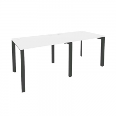 Рабочая станция на П-образном м/к Рива ONIX O.MP-RS-2.1.8 Белый Бриллиант/Антрацит