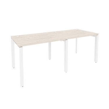 Рабочая станция на П-образном м/к Рива ONIX O.MP-RS-2.1.8 Денвер Светлый/Белый