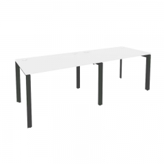 Рабочая станция на П-образном м/к Рива ONIX O.MP-RS-2.2.8 Белый Бриллиант/Антрацит
