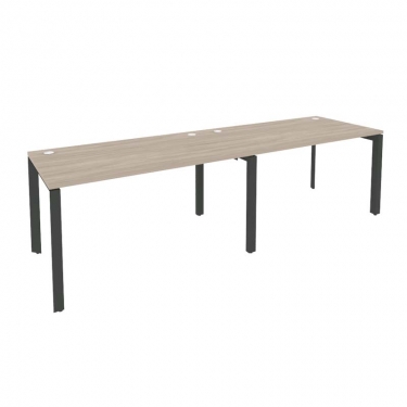 Рабочая станция на П-образном м/к Рива ONIX O.MP-RS-2.3.8 Дуб Аттик/Антрацит