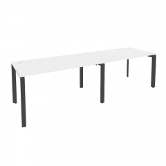 Рабочая станция на П-образном м/к Рива ONIX O.MP-RS-2.3.8 Белый Бриллиант/Антрацит