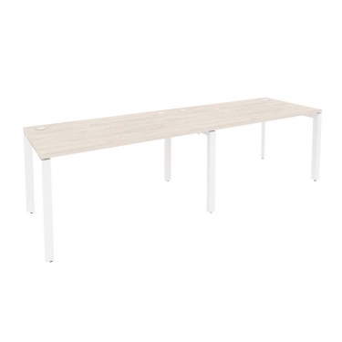 Рабочая станция на П-образном м/к Рива ONIX O.MP-RS-2.3.8 Денвер Светлый/Белый