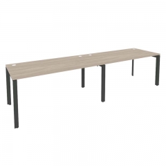 Рабочая станция на П-образном м/к Рива ONIX O.MP-RS-2.4.8 Дуб Аттик/Антрацит