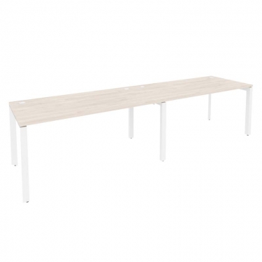 Рабочая станция на П-образном м/к Рива ONIX O.MP-RS-2.4.8 Денвер Светлый/Белый