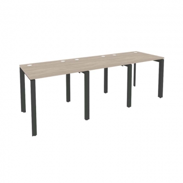 Рабочая станция на П-образном м/к Рива ONIX O.MP-RS-3.0.7 Дуб Аризона/Антрацит