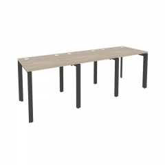 Рабочая станция на П-образном м/к Рива ONIX O.MP-RS-3.0.7 Дуб Аризона/Антрацит