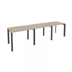 Рабочая станция на П-образном м/к Рива ONIX O.MP-RS-3.1.7 Дуб Аттик/Антрацит