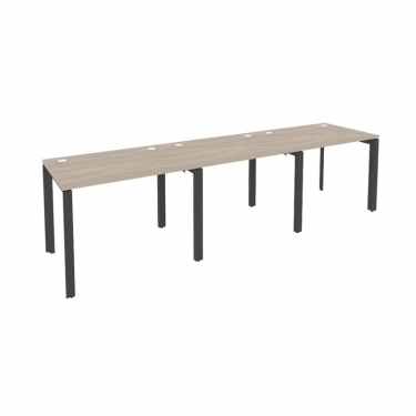 Рабочая станция на П-образном м/к Рива ONIX O.MP-RS-3.1.7 Дуб Аризона/Антрацит