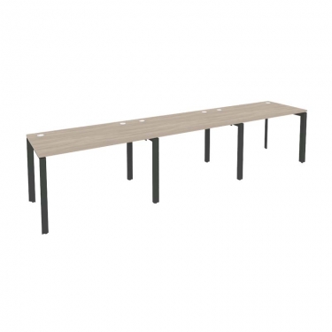 Рабочая станция на П-образном м/к Рива ONIX O.MP-RS-3.2.7 Дуб Аттик/Антрацит