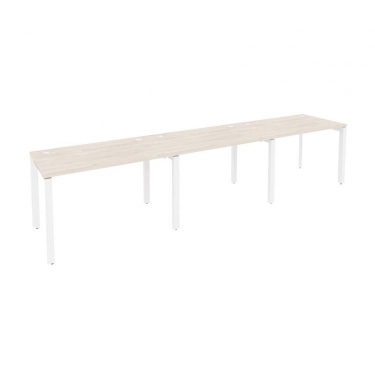 Рабочая станция на П-образном м/к Рива ONIX O.MP-RS-3.2.7 Денвер Светлый/Белый