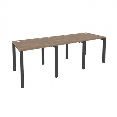 Рабочая станция на П-образном м/к Рива ONIX O.MP-RS-3.0.8 Дуб Аризона/Антрацит