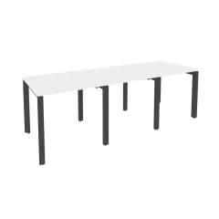 Рабочая станция на П-образном м/к Рива ONIX O.MP-RS-3.0.8 Белый Бриллиант/Антрацит