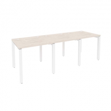 Рабочая станция на П-образном м/к Рива ONIX O.MP-RS-3.0.8 Денвер Светлый/Белый