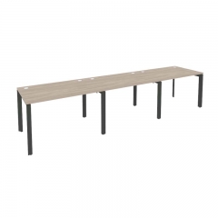 Рабочая станция на П-образном м/к Рива ONIX O.MP-RS-3.2.8 Дуб Аттик/Антрацит