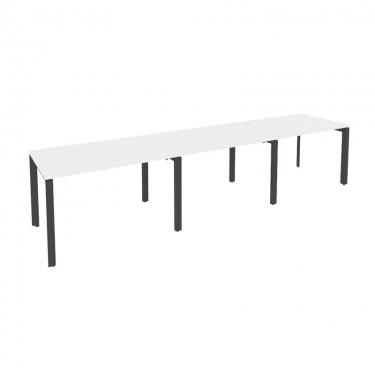 Рабочая станция на П-образном м/к Рива ONIX O.MP-RS-3.2.8 Белый Бриллиант/Антрацит