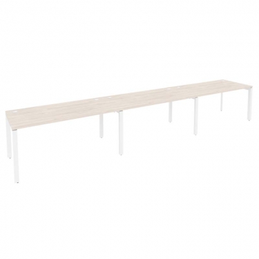 Рабочая станция на П-образном м/к Рива ONIX O.MP-RS-3.4.8 Денвер Светлый/Белый