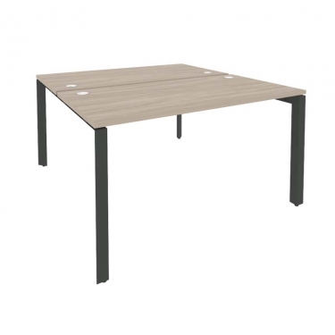 Рабочая станция на П-образном м/к Рива ONIX O.MP-D.RS-2.3.7 Дуб Аттик/Антрацит