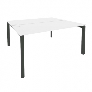 Рабочая станция на П-образном м/к Рива ONIX O.MP-D.RS-2.4.7 Белый Бриллиант/Антрацит