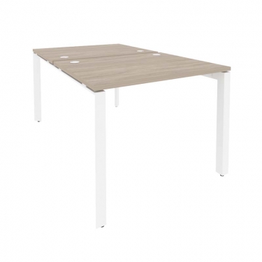 Рабочая станция на П-образном м/к Рива ONIX O.MP-D.RS-2.1.8 Дуб Аттик/Белый