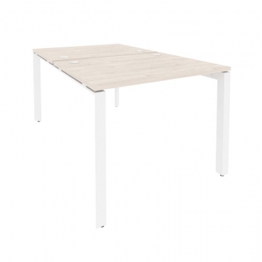 Рабочая станция на П-образном м/к Рива ONIX O.MP-D.RS-2.1.8 Денвер Светлый/Белый