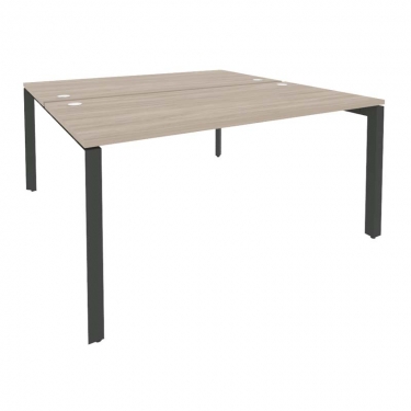 Рабочая станция на П-образном м/к Рива ONIX O.MP-D.RS-2.4.8 Дуб Аттик/Антрацит