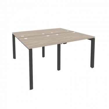 Рабочая станция на П-образном м/к Рива ONIX O.MP-D.RS-4.0.7 Дуб Аттик/Антрацит