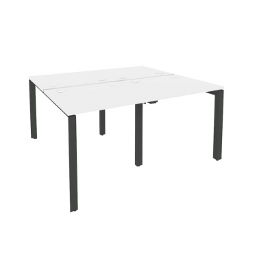 Рабочая станция на П-образном м/к Рива ONIX O.MP-D.RS-4.0.7 Белый Бриллиант/Антрацит