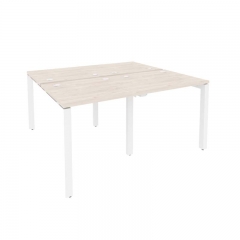 Рабочая станция на П-образном м/к Рива ONIX O.MP-D.RS-4.0.7 Денвер Светлый/Белый