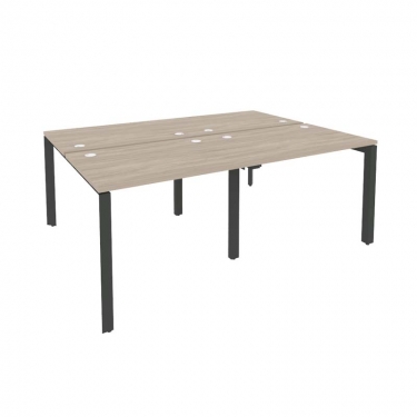 Рабочая станция на П-образном м/к Рива ONIX O.MP-D.RS-4.1.7 Дуб Аттик/Антрацит